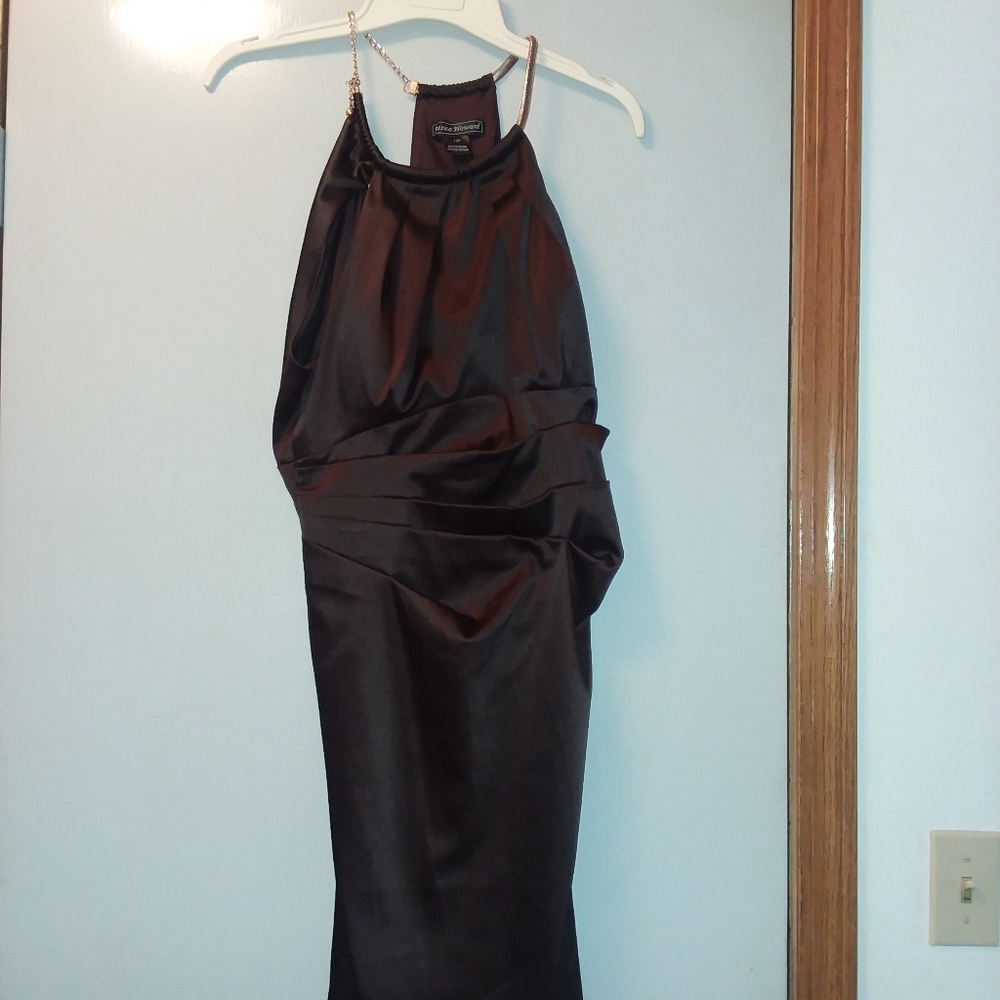 Jessica Howard Brown Womens Size 12P Dress